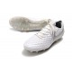 Nike Tiempo Legend VIII Elite FG Cleats White Chrome Silver