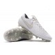 Nike Tiempo Legend VIII Elite FG Cleats White Chrome Silver