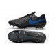 Nike Tiempo Legend VIII Elite FG Cleats Black Blue Hero