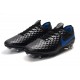 Nike Tiempo Legend VIII Elite FG Cleats Black Blue Hero