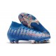 Nike Mercurial Superfly 7 Elite FG Soccer Cleats Blue Silver Red