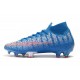 Nike Mercurial Superfly 7 Elite FG Soccer Cleats Blue Silver Red