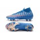 Nike Mercurial Superfly 7 Elite FG Soccer Cleats Blue Silver Red