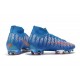 Nike Mercurial Superfly 7 Elite FG Soccer Cleats Blue Silver Red