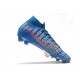 Nike Mercurial Superfly 7 Elite FG Soccer Cleats Blue Silver Red