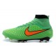 Nike New Men Football Shoes Magista Obra FG ACC Green Orange