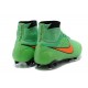 Nike New Men Football Shoes Magista Obra FG ACC Green Orange