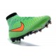 Nike New Men Football Shoes Magista Obra FG ACC Green Orange