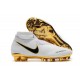 Nike Phantom Vision Elite DF Firm Ground Cleats White Gold Black