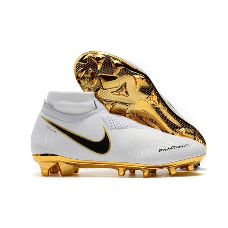 nike hypervenom white and gold