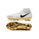 Nike Phantom Vision Elite DF Firm Ground Cleats White Gold Black