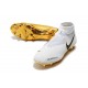 Nike Phantom Vision Elite DF Firm Ground Cleats White Gold Black