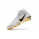 Nike Phantom Vision Elite DF Firm Ground Cleats White Gold Black