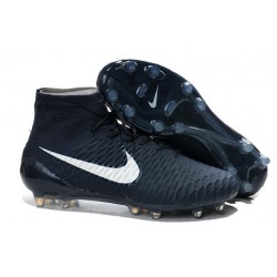 Nike New Men Football Shoes Magista Obra FG ACC Dark Blue White