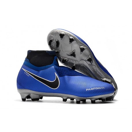 Nike Phantom Vision Elite DF Firm Ground Cleats Blue Black