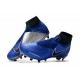 Nike Phantom Vision Elite DF Firm Ground Cleats Blue Black