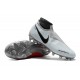 Nike Phantom Vision Elite DF Firm Ground Cleats Gray Red