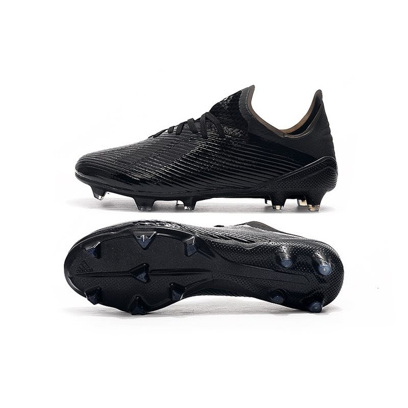 adidas X 19.1 FG Soccer Cleats - Full Black