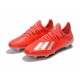 adidas X 19.1 FG Soccer Cleats - Active Red Siilver Metalic