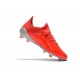 adidas X 19.1 FG Soccer Cleats - Active Red Siilver Metalic