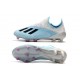 adidas X 19.1 FG Soccer Cleats - White Blue Black