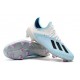 adidas X 19.1 FG Soccer Cleats - White Blue Black