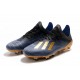 adidas X 19.1 FG Soccer Cleats - Core Black Gold Metalic Blue