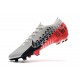 Neymar Nike Mercurial Vapor 13 Elite NJR FG Chrome Black Red Orbit Platinum Tint