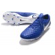 Nike Tiempo Legend VIII Elite FG Cleats Hyper Royal White