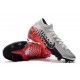 Neymar Nike Mercurial Superfly 7 Elite FG Soccer Cleats Chrome Black Red