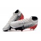 Neymar Nike Mercurial Superfly 7 Elite FG Soccer Cleats Chrome Black Red