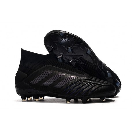 adidas Predator 19+ FG Firm Ground Boots - All Black