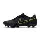 Nike Phantom VNM Elite FG Soccer Boots Black Volt