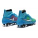 Nike New Men Football Shoes Magista Obra FG ACC Blue White Hyper Punch