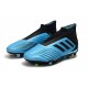 adidas Predator 19+ FG Firm Ground Boots - Bright Cyan Black