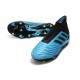 adidas Predator 19+ FG Firm Ground Boots - Bright Cyan Black