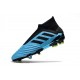 adidas Predator 19+ FG Firm Ground Boots - Bright Cyan Black