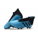 adidas Predator 19+ FG Firm Ground Boots - Bright Cyan Black