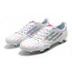 adidas X 99 19.1 FG Soccer Cleats - White Bright Cyan