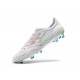 adidas X 99 19.1 FG Soccer Cleats - White Bright Cyan