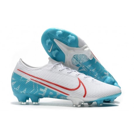 Nike Mercurial Vapor XIII Elite FG Soccer Boots White Blue Red