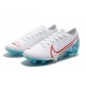 Nike Mercurial Vapor XIII Elite FG Soccer Boots White Blue Red