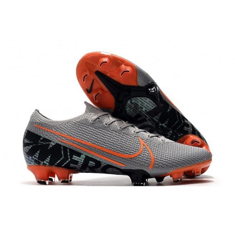 Nike Mercurial Vapor XIII Elite FG Soccer Boots Gray Orange Black