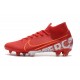 Nike Mercurial Superfly 7 Elite FG Soccer Cleats Red White