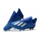 adidas X 19+ FG Soccer Cleats Blue White