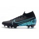 Nike Mercurial Superfly 7 Elite FG Soccer Cleats Black Blue