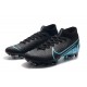 Nike Mercurial Superfly 7 Elite FG Soccer Cleats Black Blue
