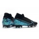 Nike Mercurial Superfly 7 Elite FG Soccer Cleats Black Blue