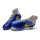 Nike New Men Football Shoes Magista Obra FG ACC Blue Yellow Grey