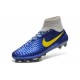 Nike New Men Football Shoes Magista Obra FG ACC Blue Yellow Grey